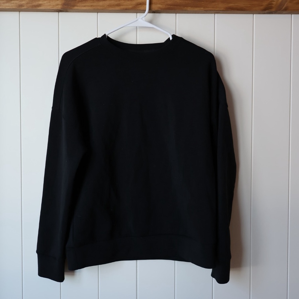 Member’s Mark Black Crewneck Sweatshirt Softstreme Women’s S